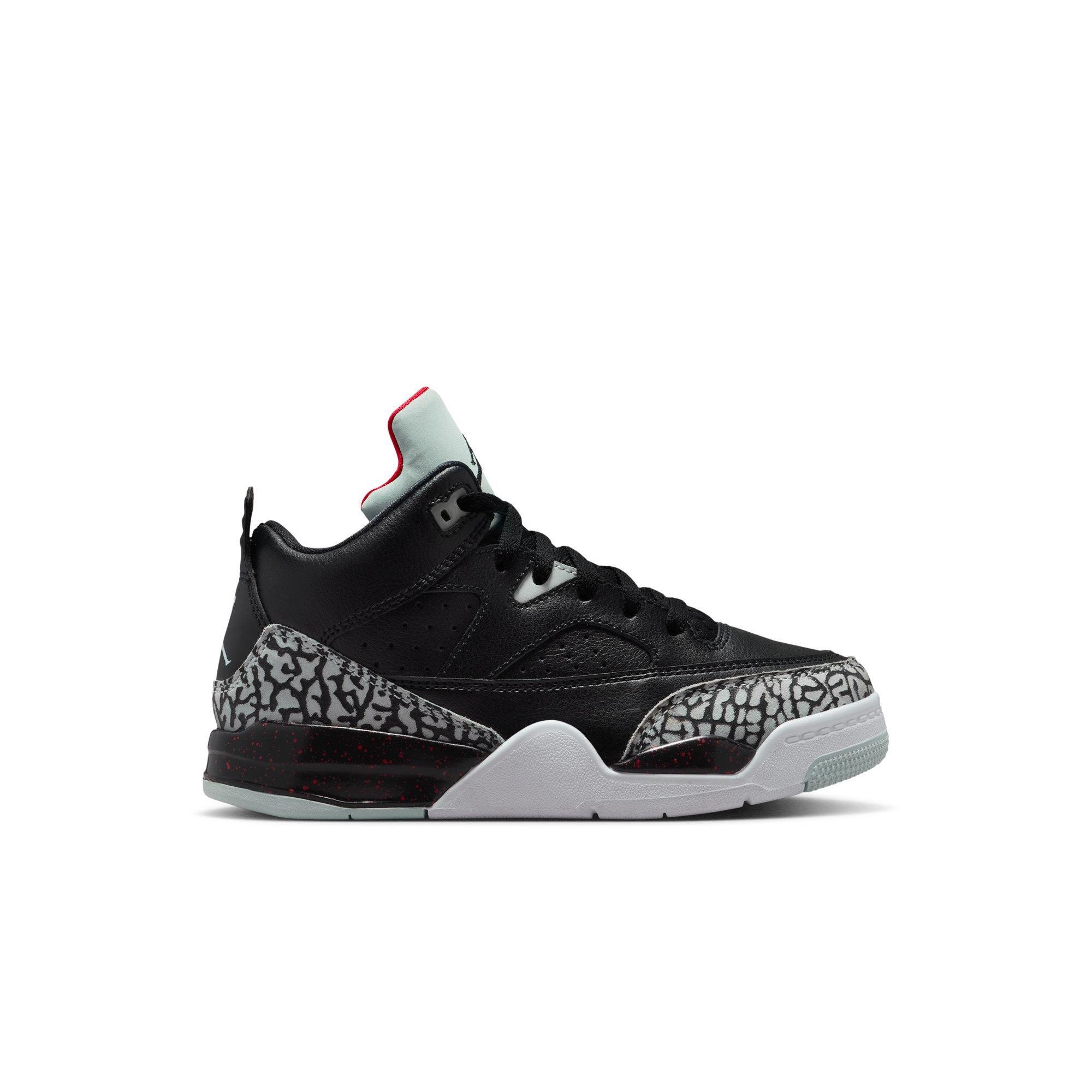 Jordan Son of Mars Low "Black/Cement Grey/University Red" Preschool Boys' Shoe - BLACK